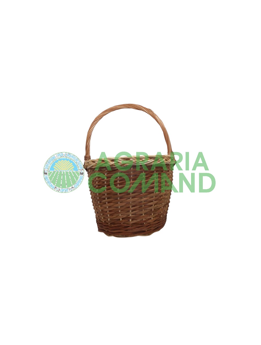 Panier rond en osier