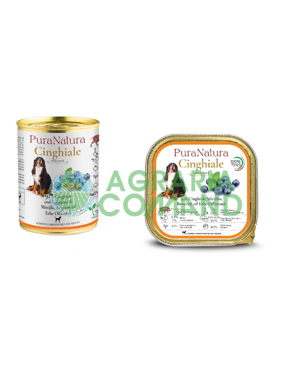 Civet pour chien adulte PuraNatura au sanglier et aux myrtilles