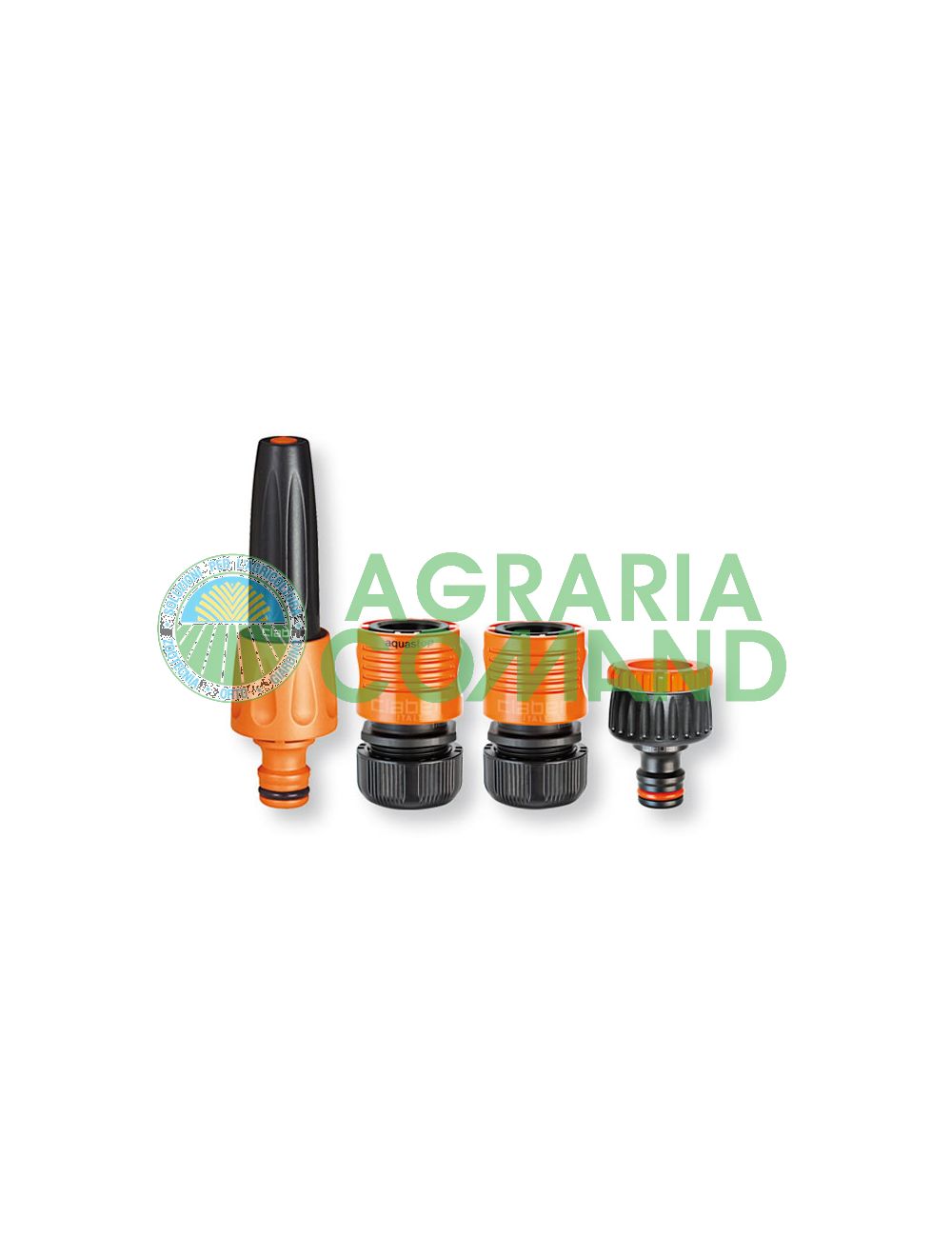 Claber 8802 Kit de démarrage comprenant des raccords et une lance d'arrosage pour tuyau de 1/2"