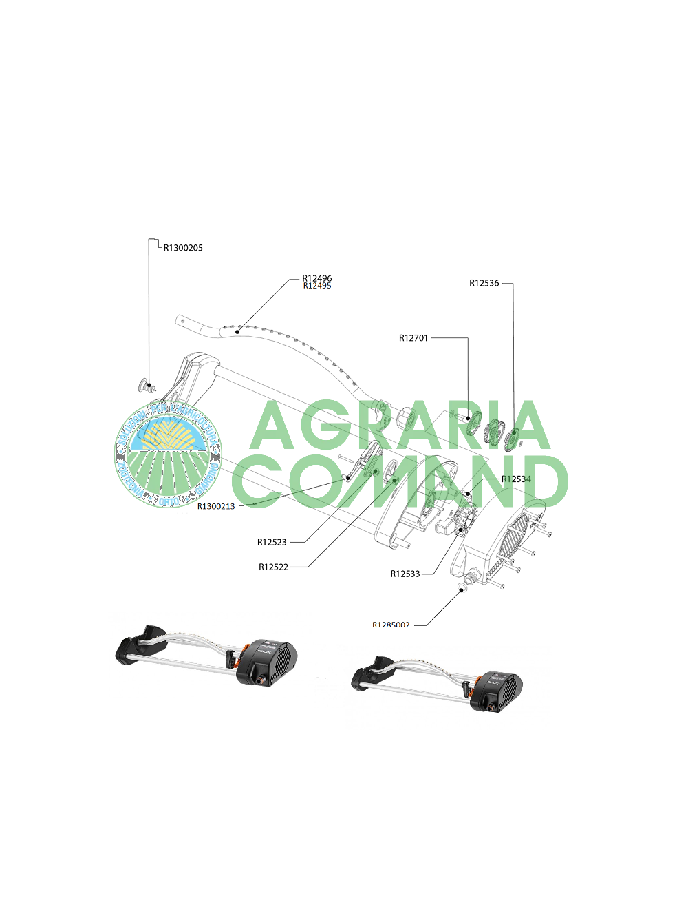 Pièces détachées pour arroseurs oscillants