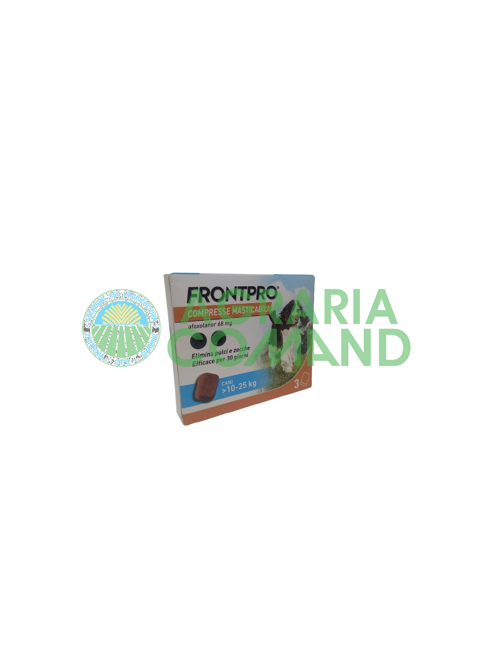 Conditionnement Frontpro comprimés à croquer pour chiens 10-25 kg