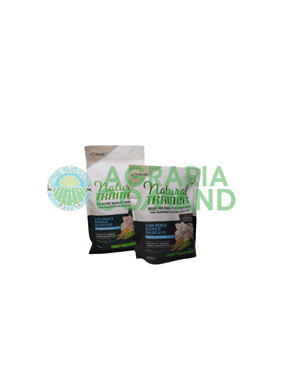 Pack Natural Trainer poisson blanc dilué