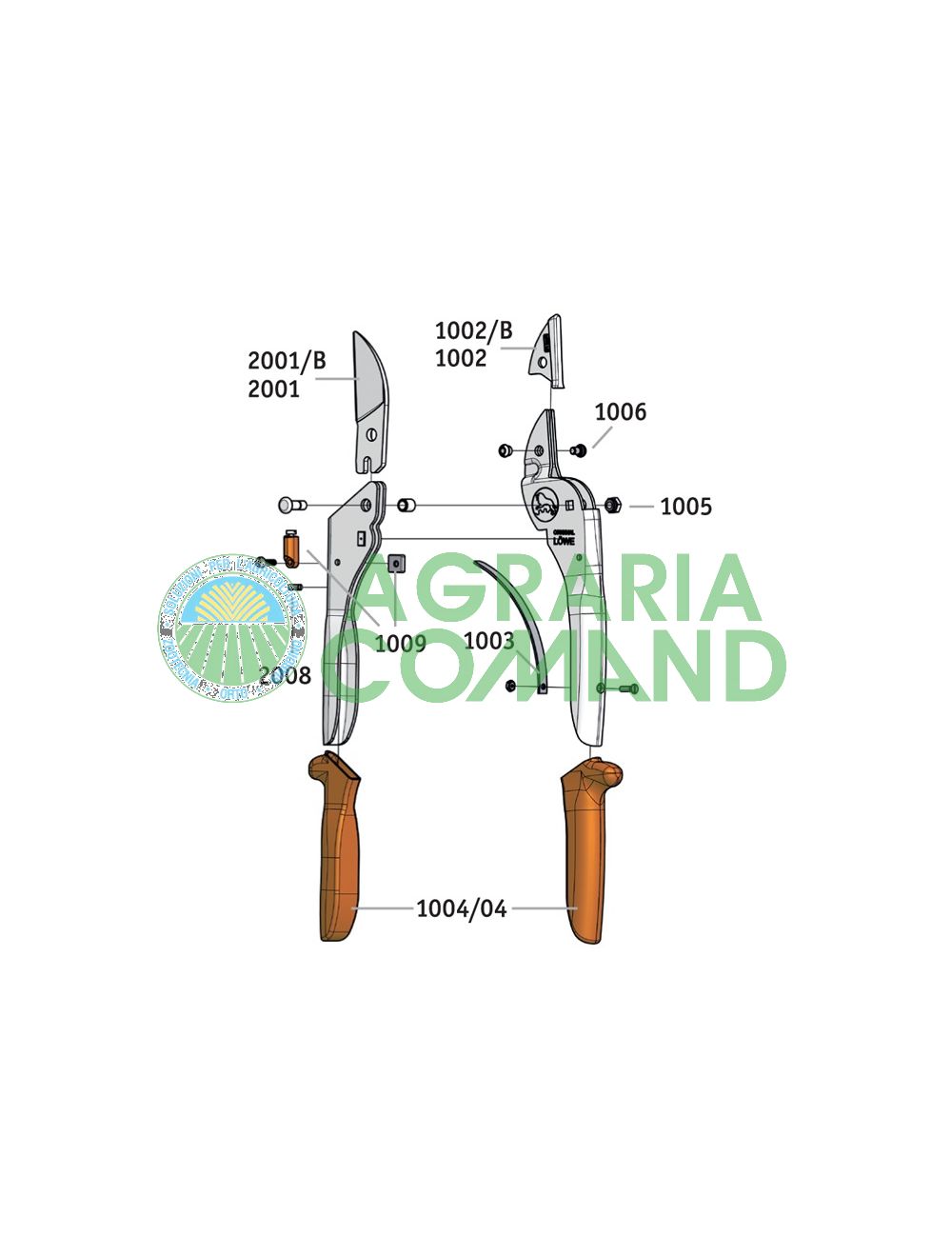 Pièces détachées Lowe 2 ciseaux