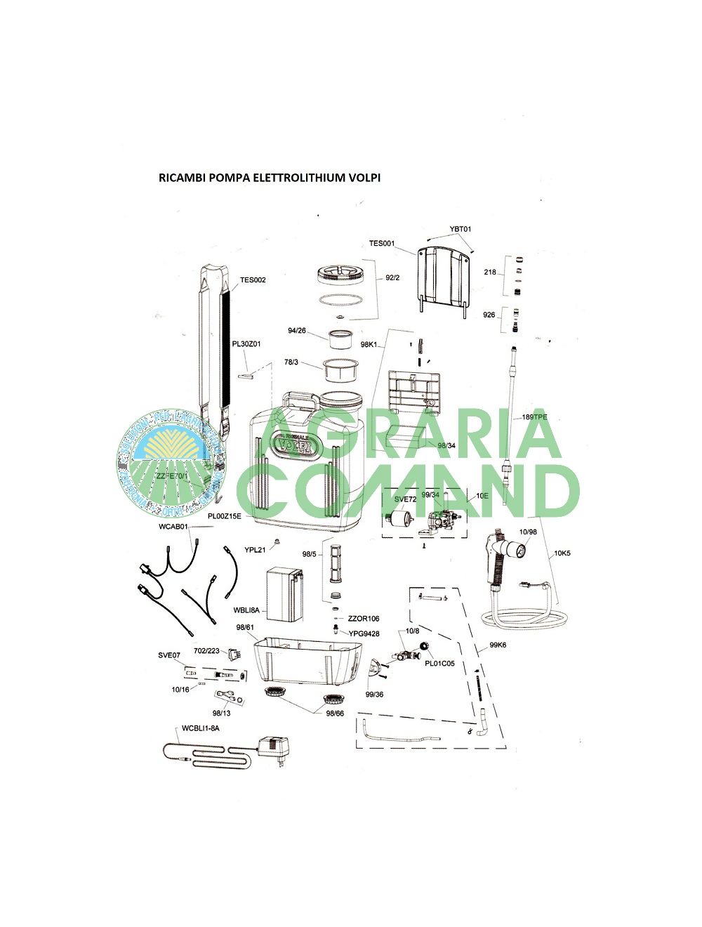 Pièces détachées éclatées