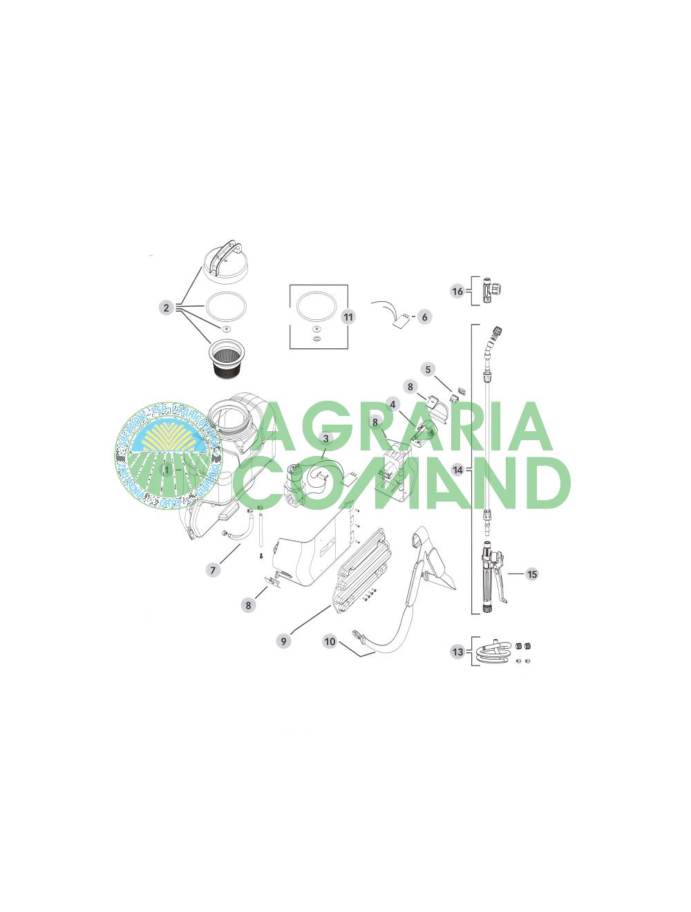 Pompes éclatées Stocker