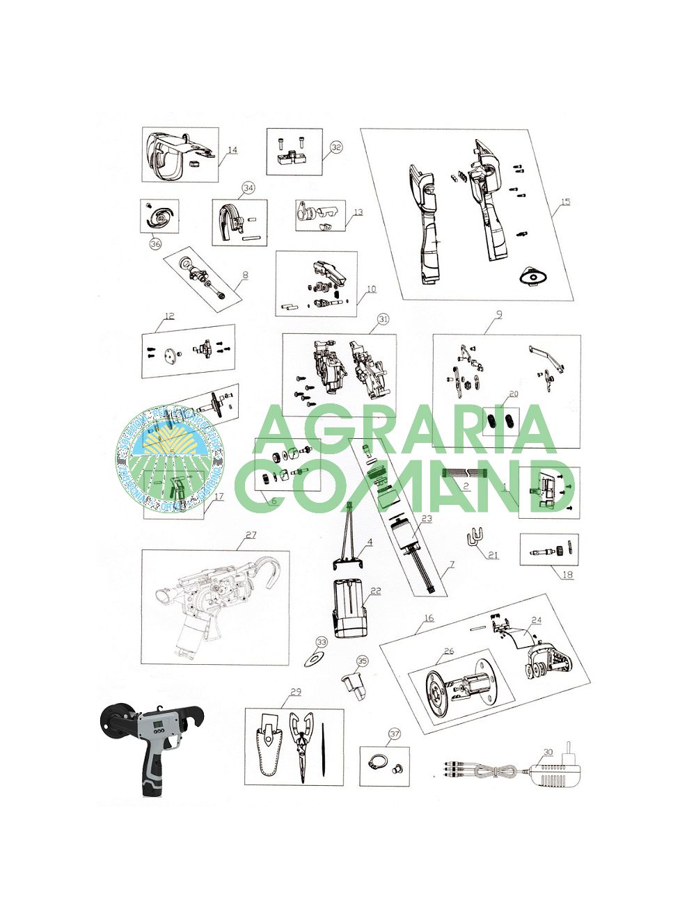 Pièces en alliage KV4 Volpi Pièces en alliage KV4 Volpi