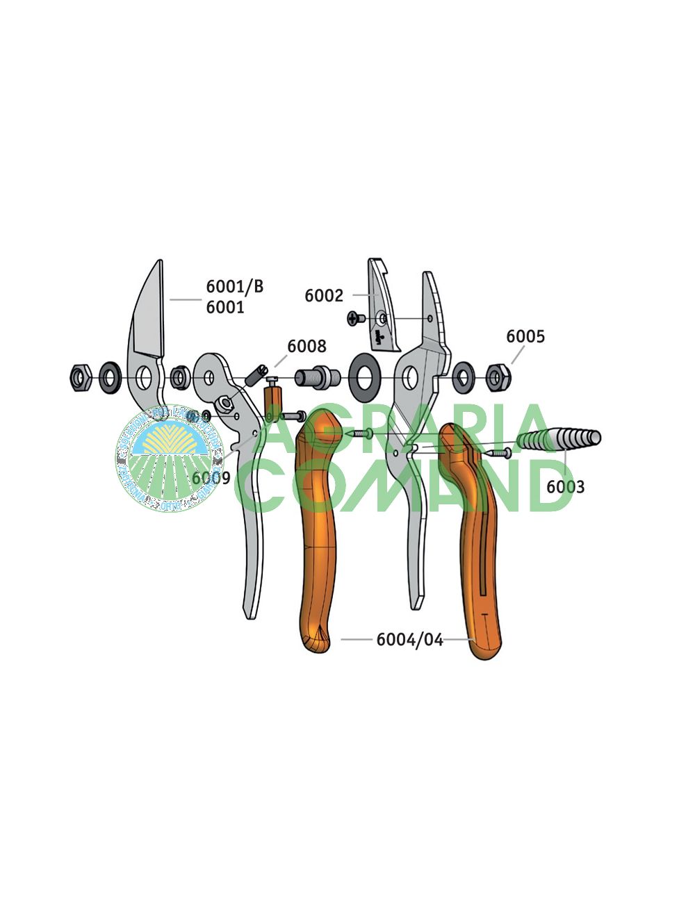 Pièces détachées ciseaux Lowe 6 Pièces détachées ciseaux Lowe 6