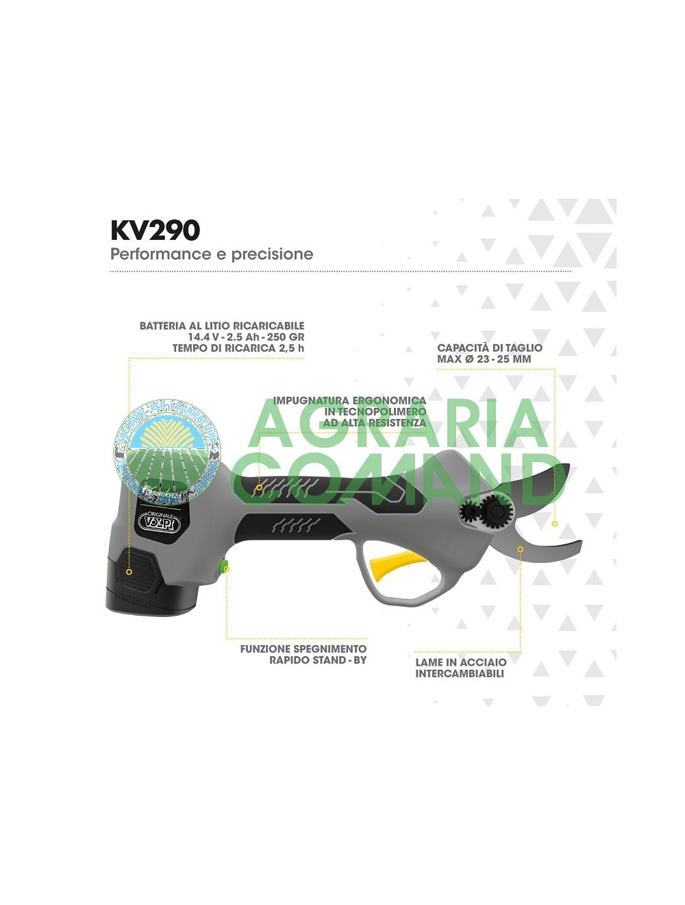 Ciseaux électroniques Volpi Kv 290 Ciseaux électroniques Volpi Kv 290