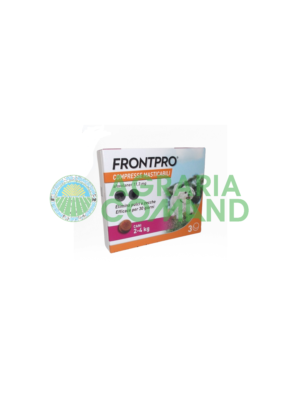 Front pro dog comprimés 2-4 kg