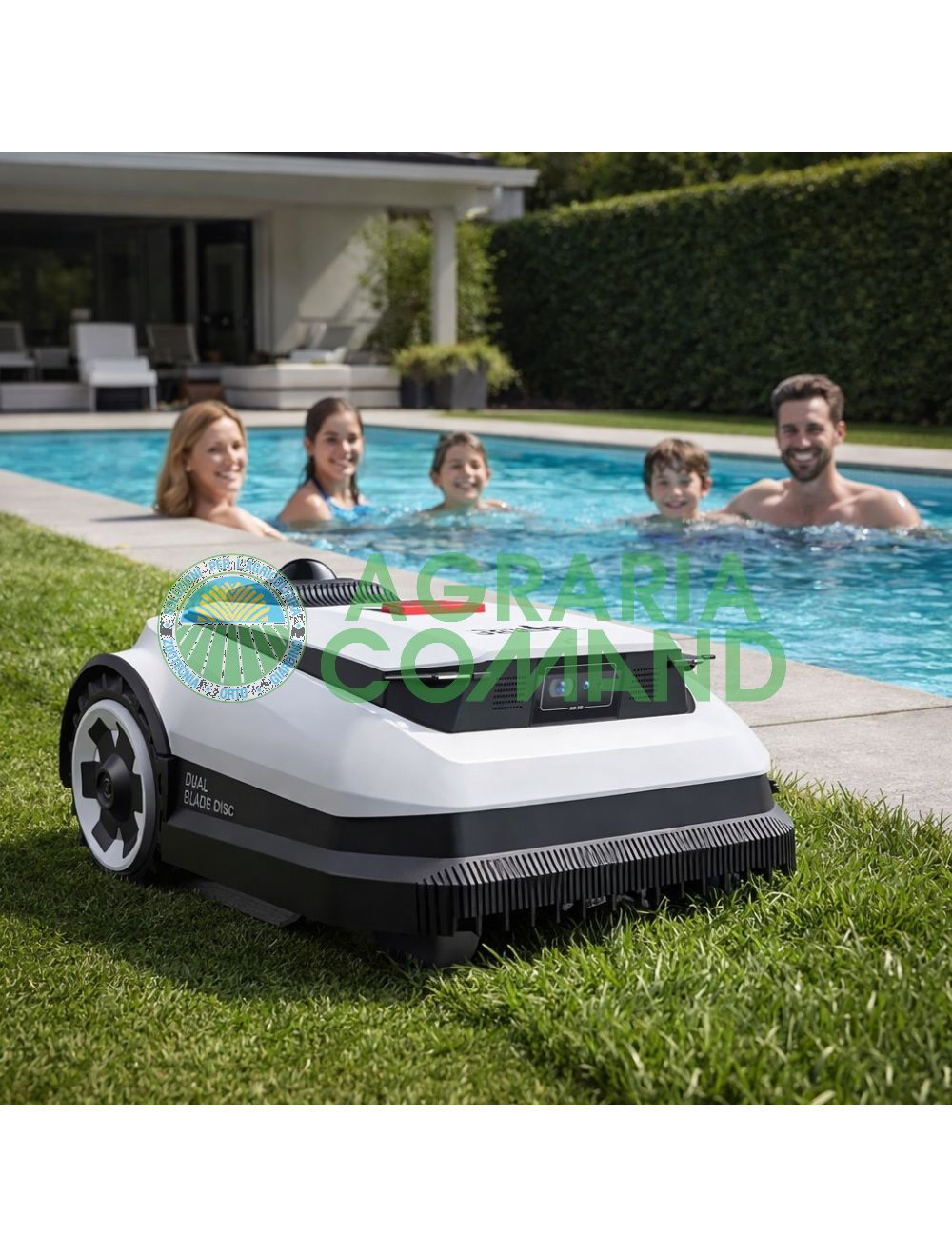 Robot tondeuse ECOVACS GOAT A1600 LiDAR Pro avec coupe-bordures