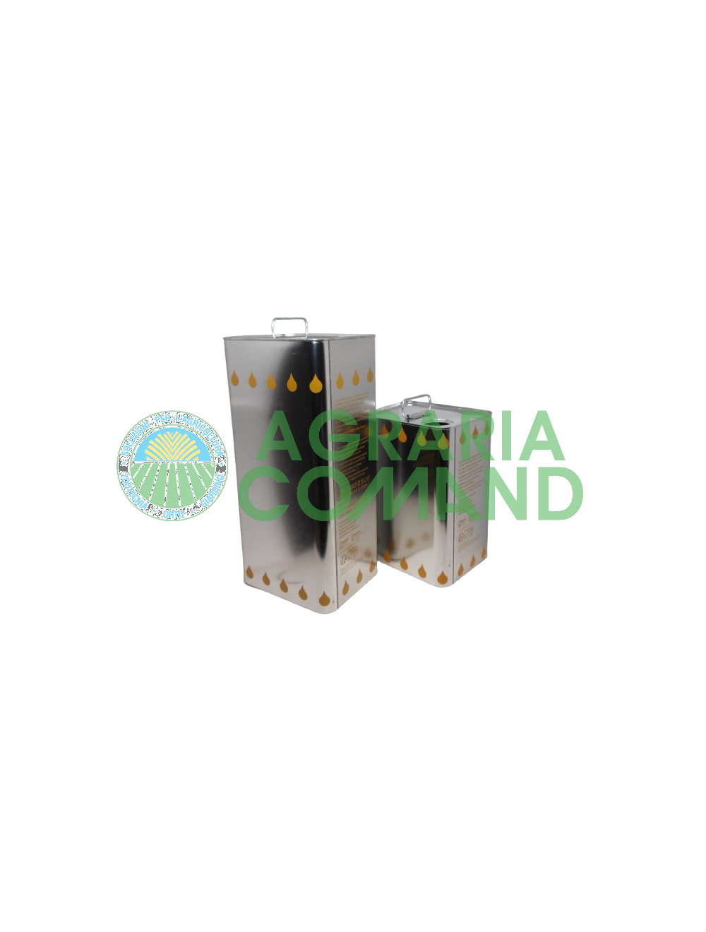 Bidons d'huile en argent Bidons d'huile en argent