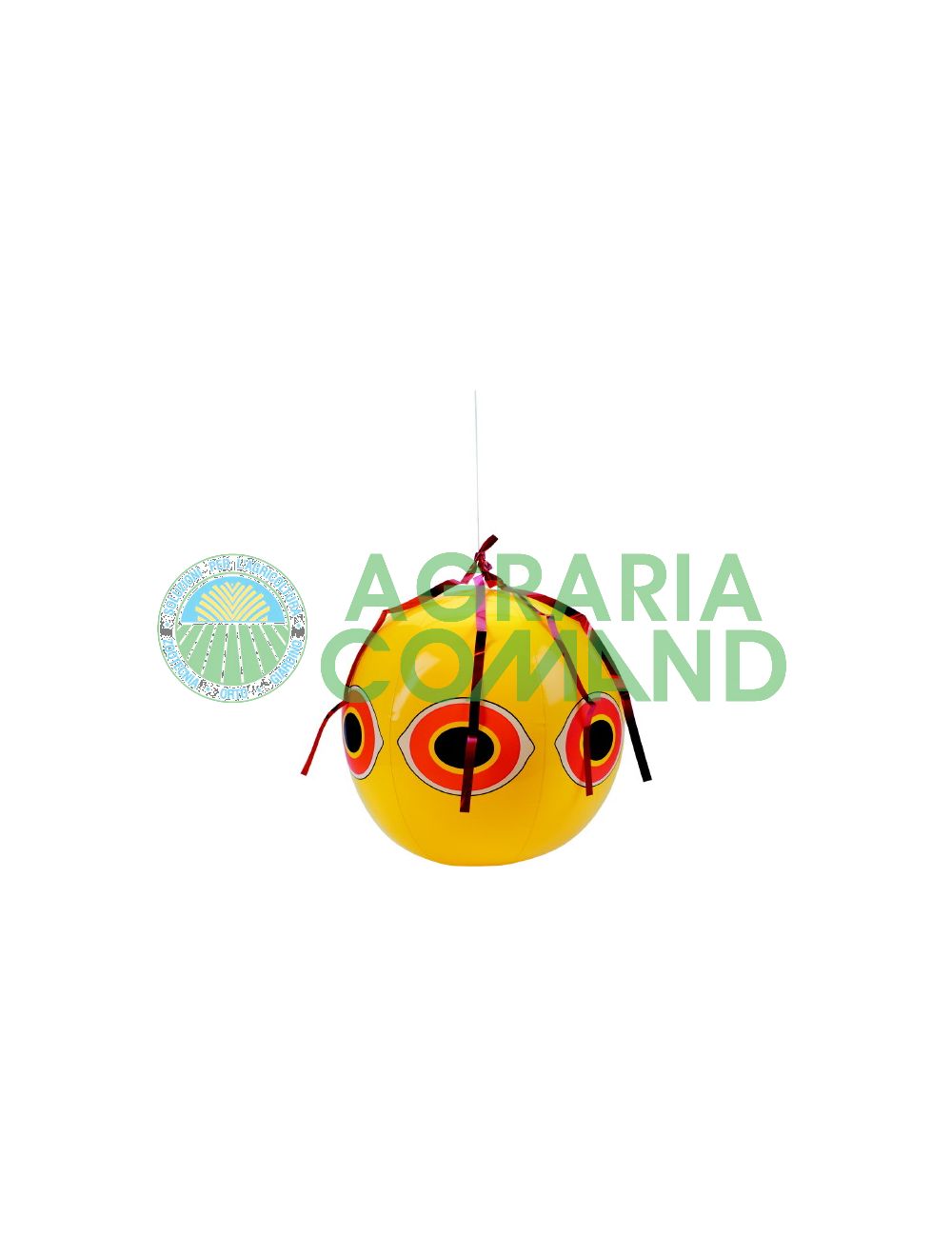 ballon épouvantail jaune