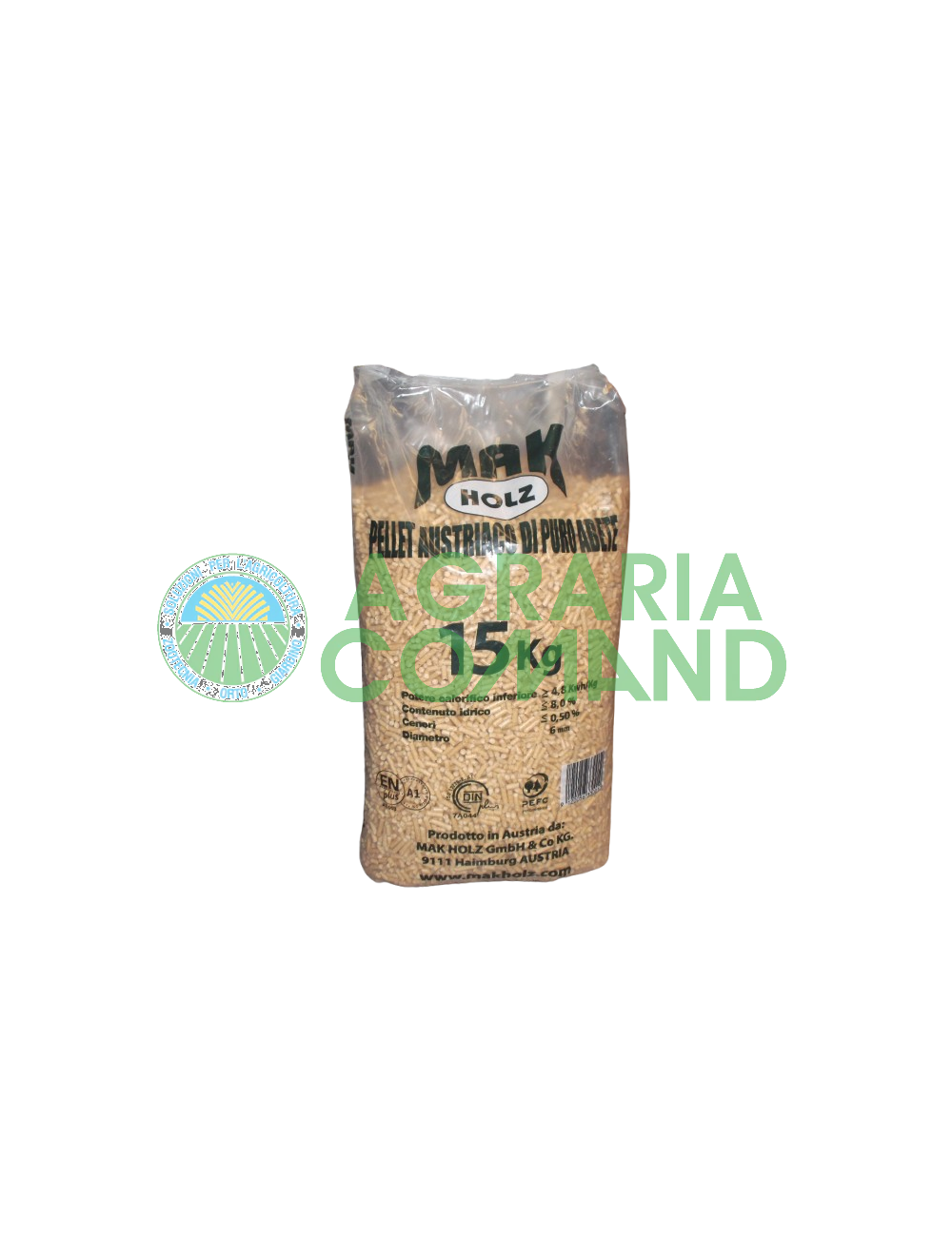 Sac à granulés pour poêles Mak Holz