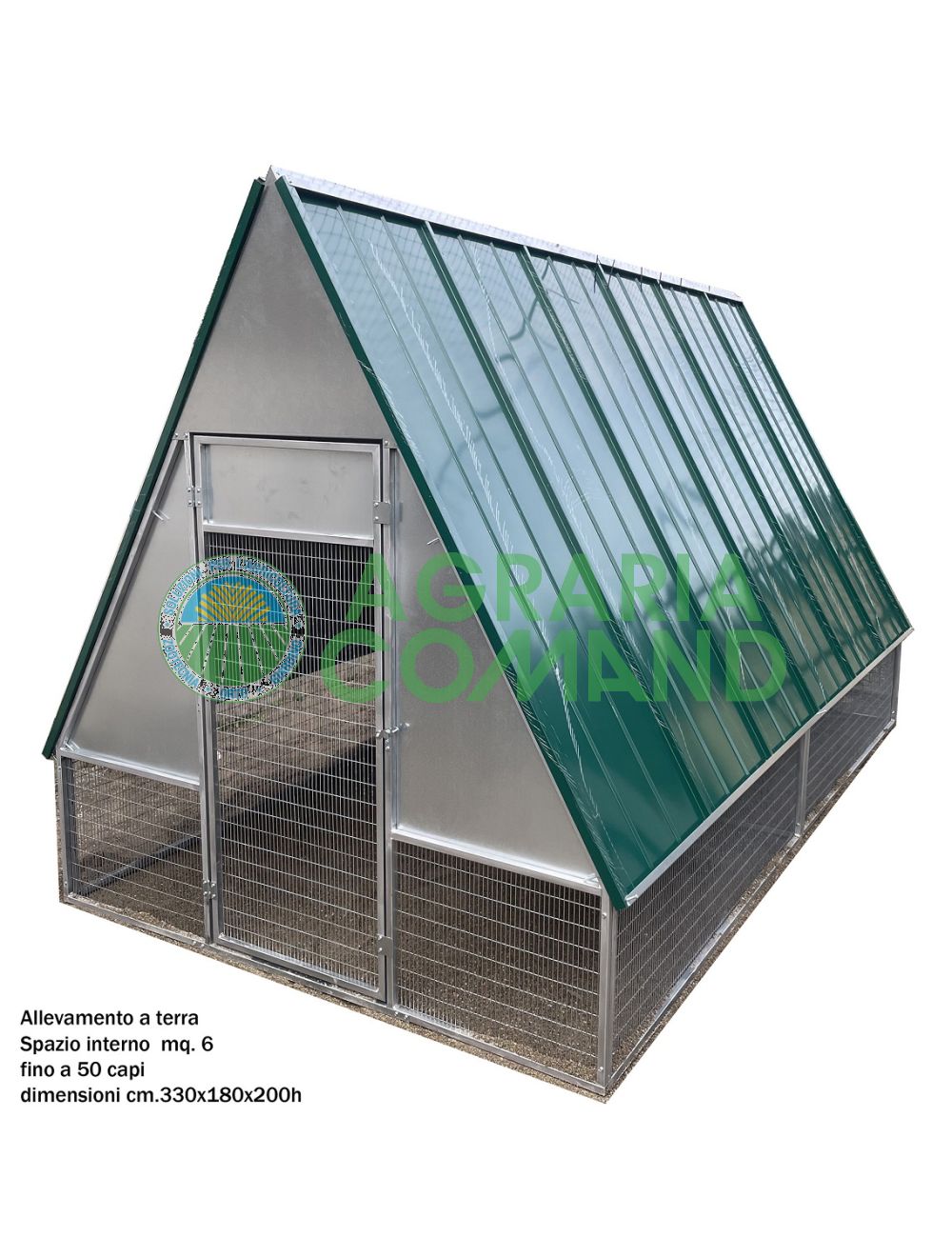 Poulailler en métal modèle Maiella Poulailler en métal modèle Maiella