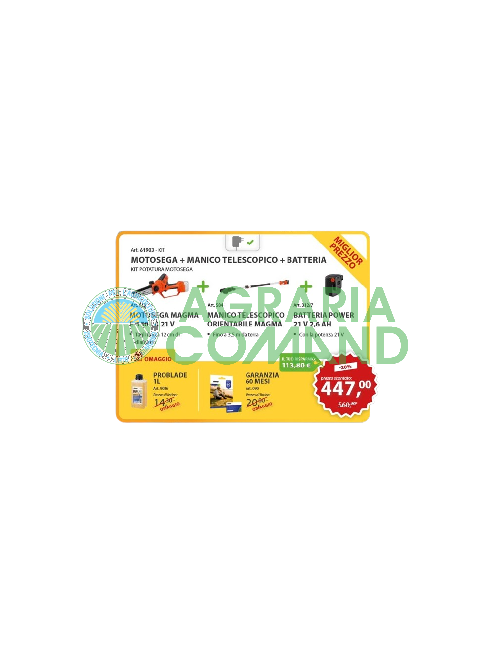 Kit tronçonneuse 61903 Kit tronçonneuse 61903