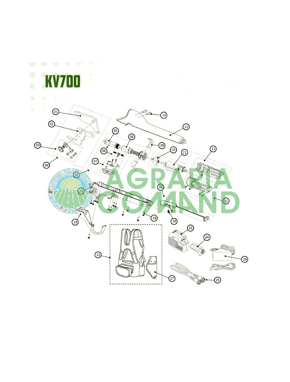 Pièces détachées éclatées