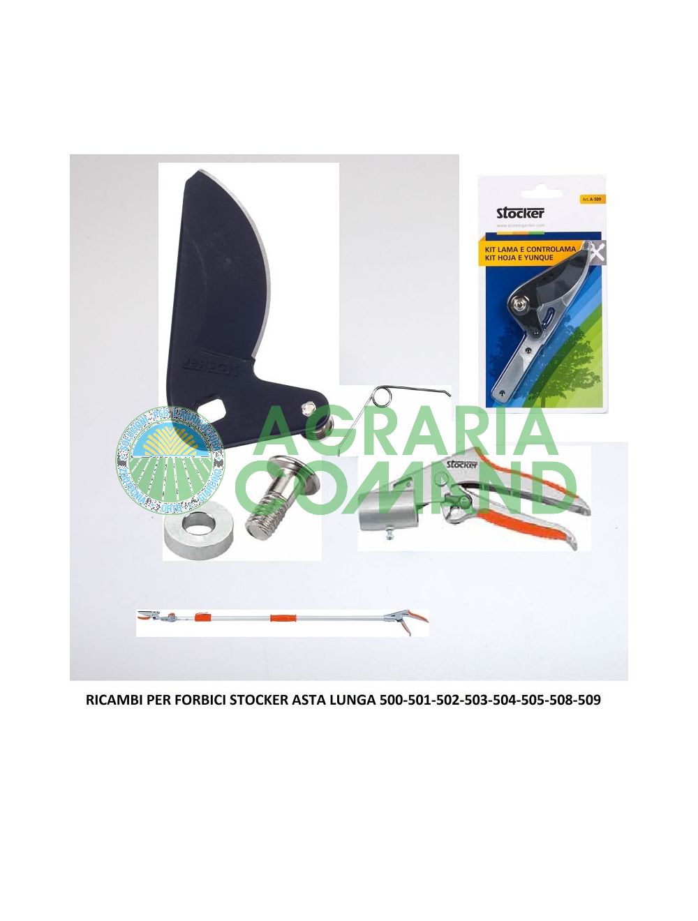 Pièces détachées pour ciseaux à longue tige Pièces détachées pour ciseaux à longue tige