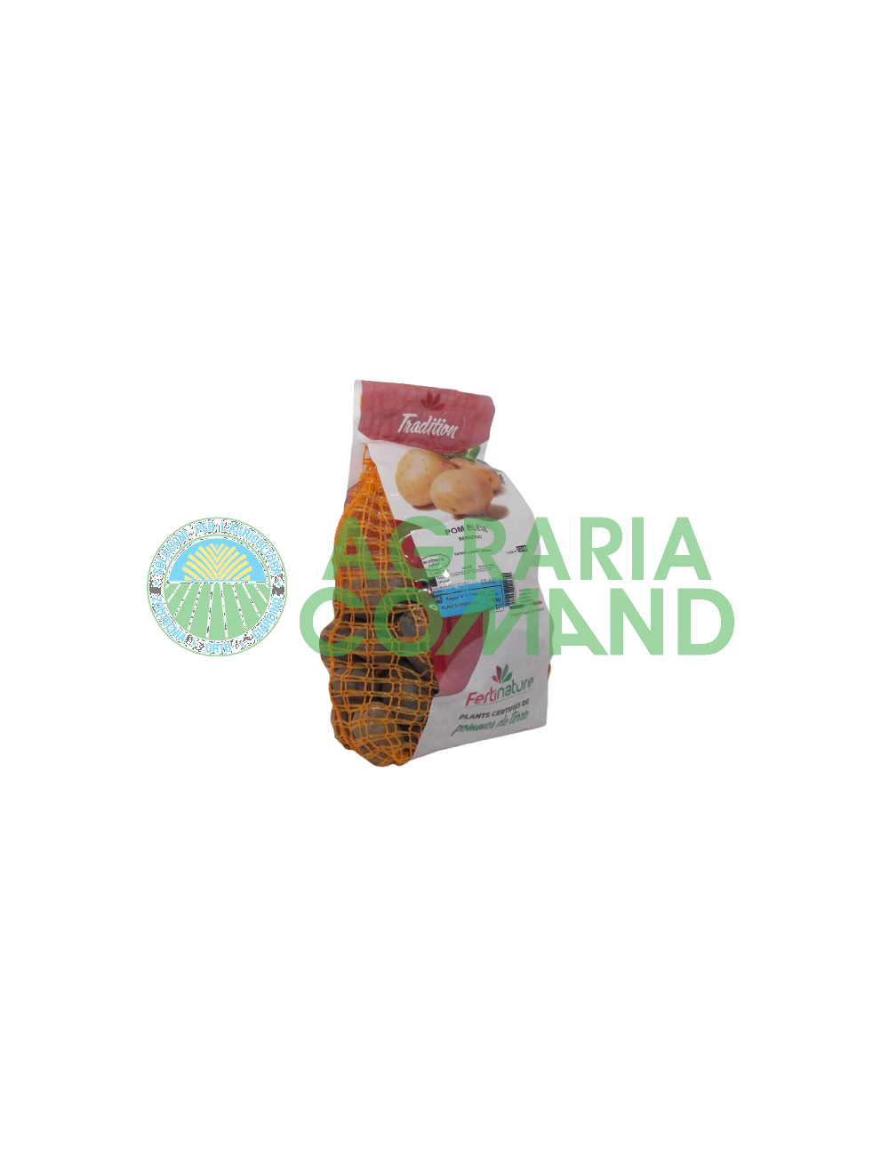 Sac de pommes de terre de semence fleur bleue Sac de pommes de terre de semence fleur bleue