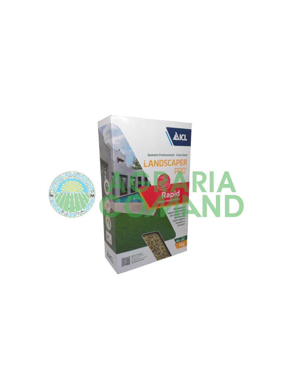 Semences pour pelouse ICL Landscaper Pro Rapid à germination rapide Semences pour pelouse ICL Landscaper Pro Rapid à germination rapide