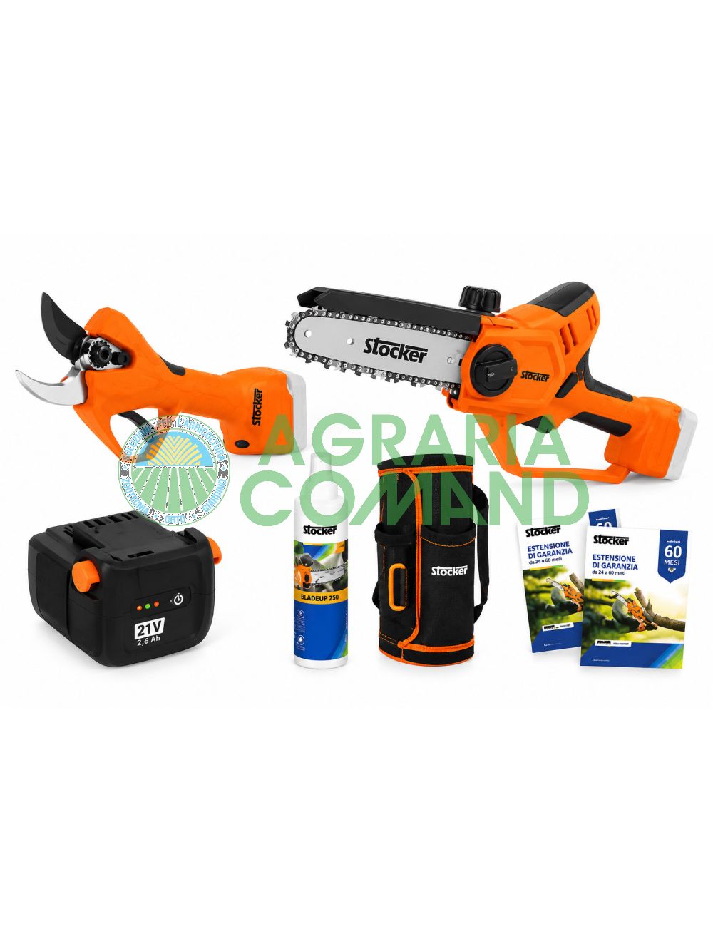 Kit Stocker Magma 63603 comprenant une cisaille électrique E-40 TP 40 mm, une tronçonneuse E-150 LA, une batterie Fast Charge 21 V 2,6 Ah, un BladeUp 250 et des cadeaux Kit Stocker Magma 63603 comprenant une cisaille électrique E-40 TP 40 mm, une tronçonneuse E-150 LA, une batterie Fast Charge 21 V 2,6 Ah, un BladeUp 250 et des cadeaux