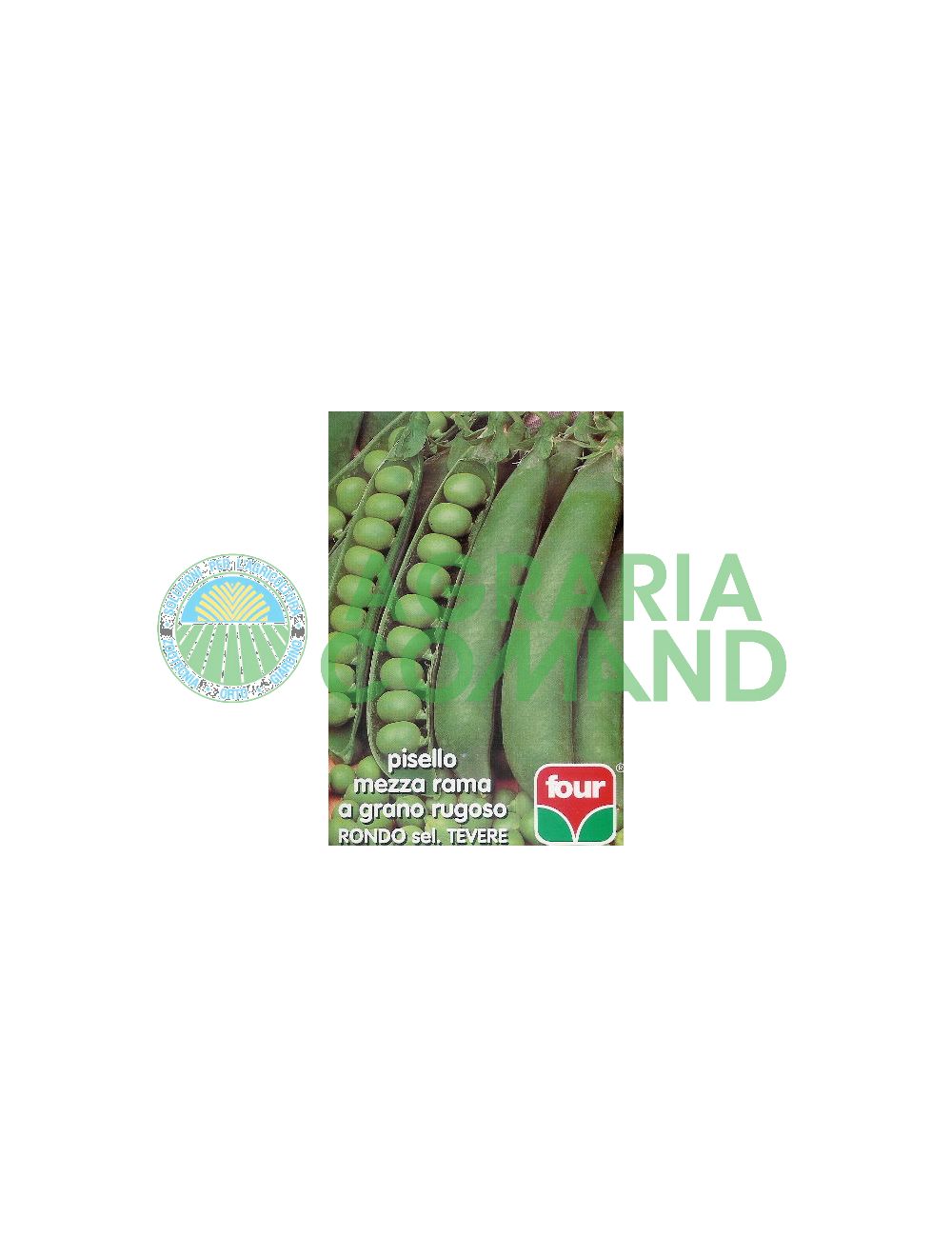 Petits pois Quatre demi-radis