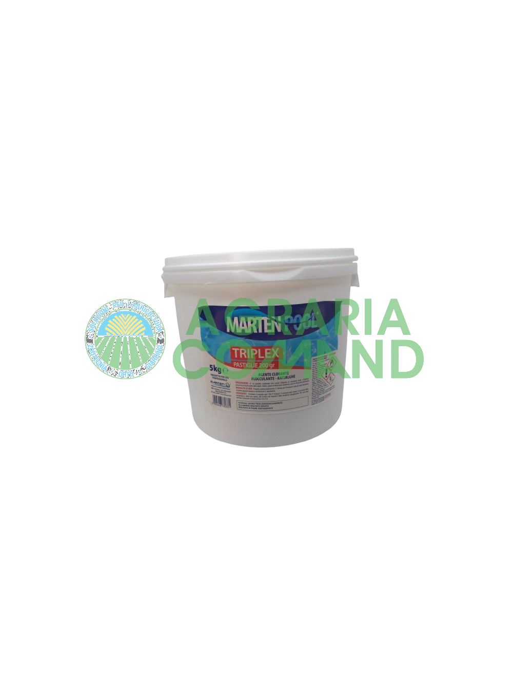 Seau de 5 kg de pastilles Triplex MartenPool Seau de 5 kg de pastilles Triplex MartenPool
