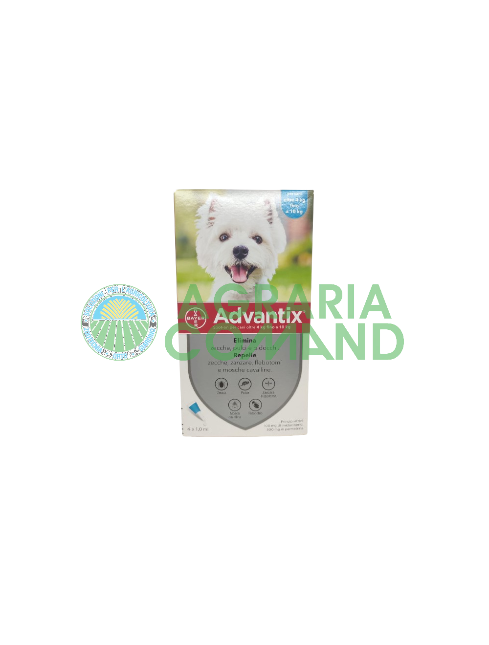 Advantix spot on jusqu'à 10 kg de chien Advantix spot on jusqu'à 10 kg de chien