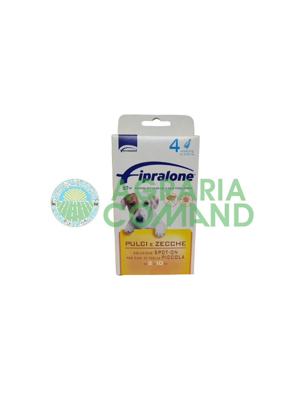 Fipralone Formevet 4 pipettes chien 2-10 kg Fipralone Formevet 4 pipettes chien 2-10 kg