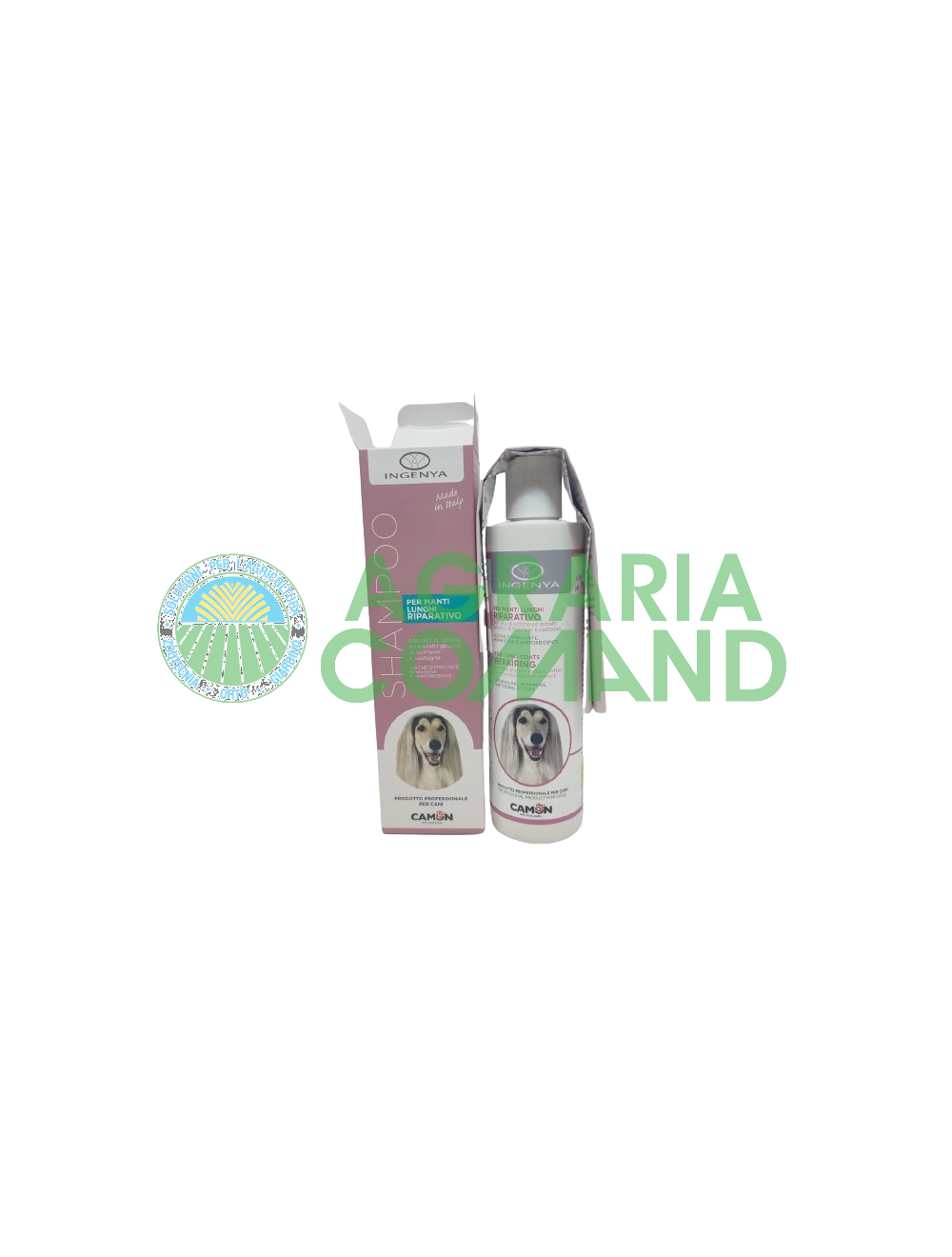 Shampooing pour chien poils longs naturels ingenya 250 ml Shampooing pour chien poils longs naturels ingenya 250 ml