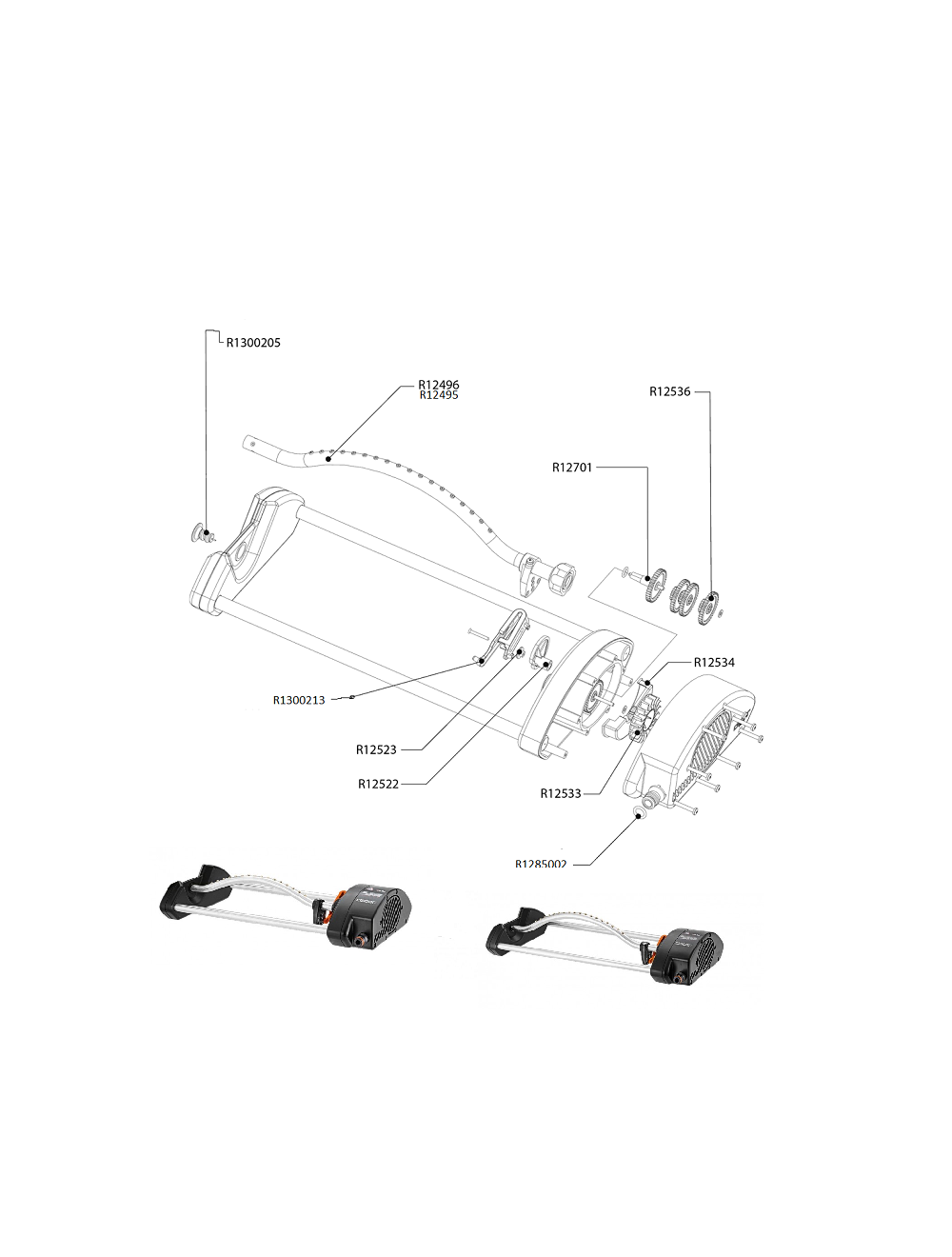 Ricambi per irrigatori oscillanti