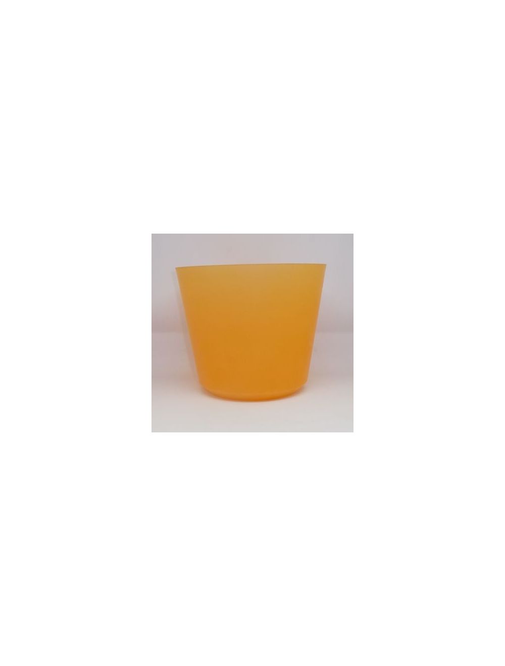 Couvercle orange transparent