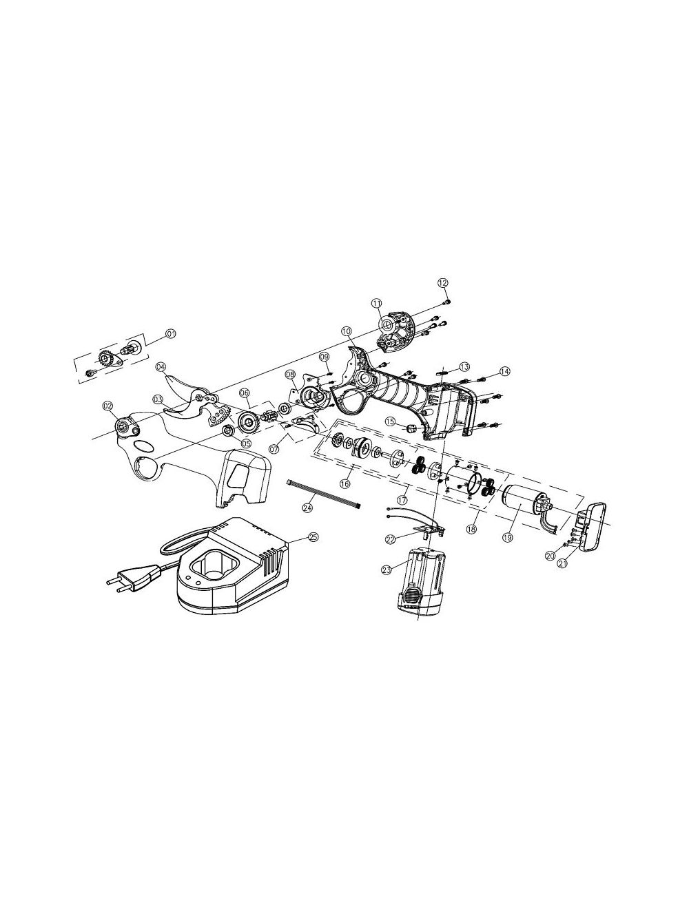 Eclaté ciseaux kv 300