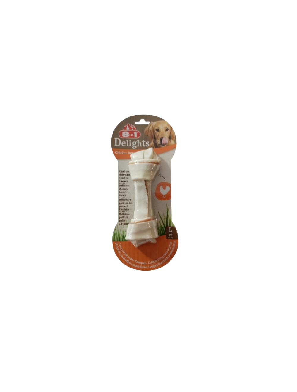 dog snack pack 8in1 Delights Chicken Bone (large) pcs. 1 dog snack pack 8in1 Delights Chicken Bone (large) pcs. 1