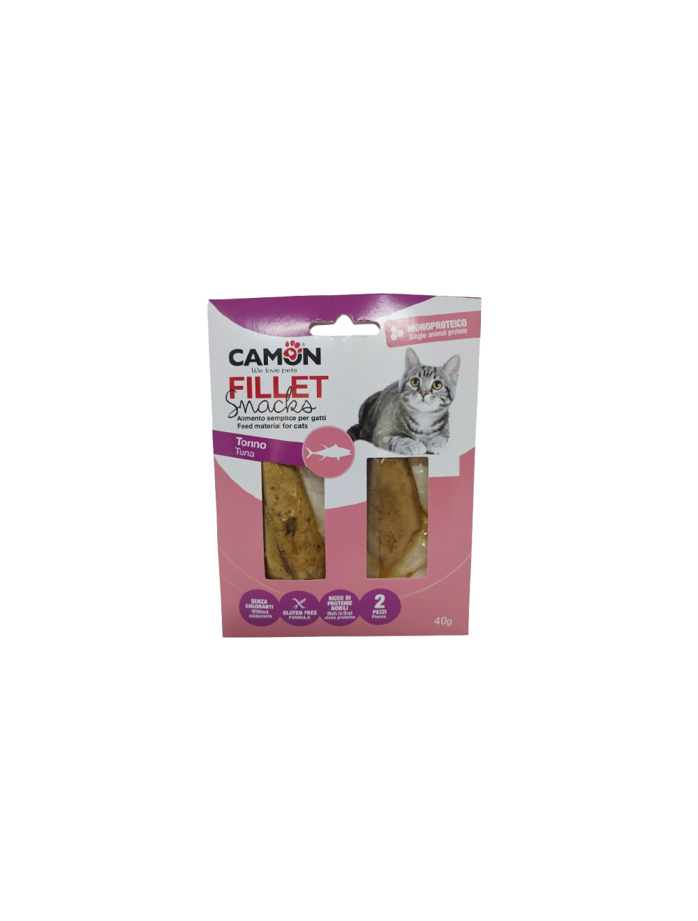 Snacks au filet et au thon Camon pour chats