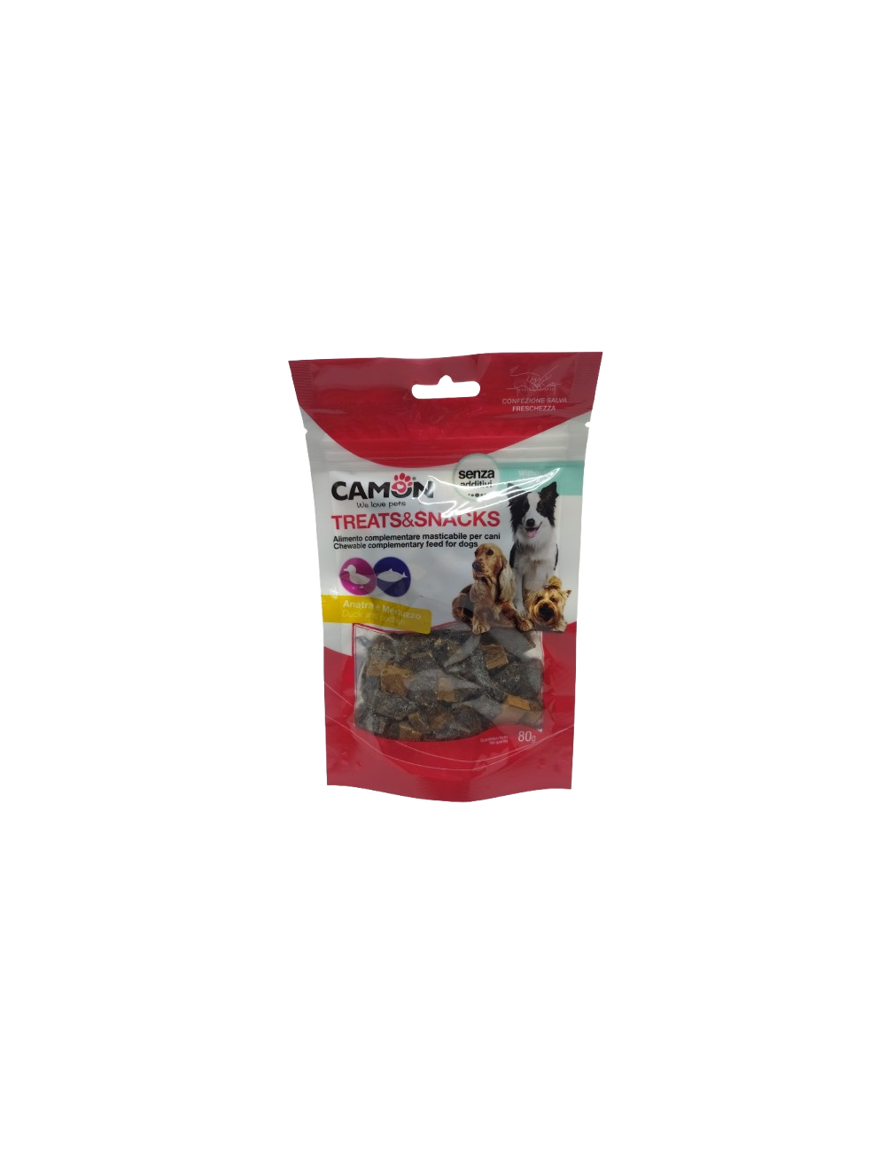 Camon Treats & Snacks Canard & Morue Snacks pour chien Pack Camon Treats & Snacks Canard & Morue Snacks pour chien Pack
