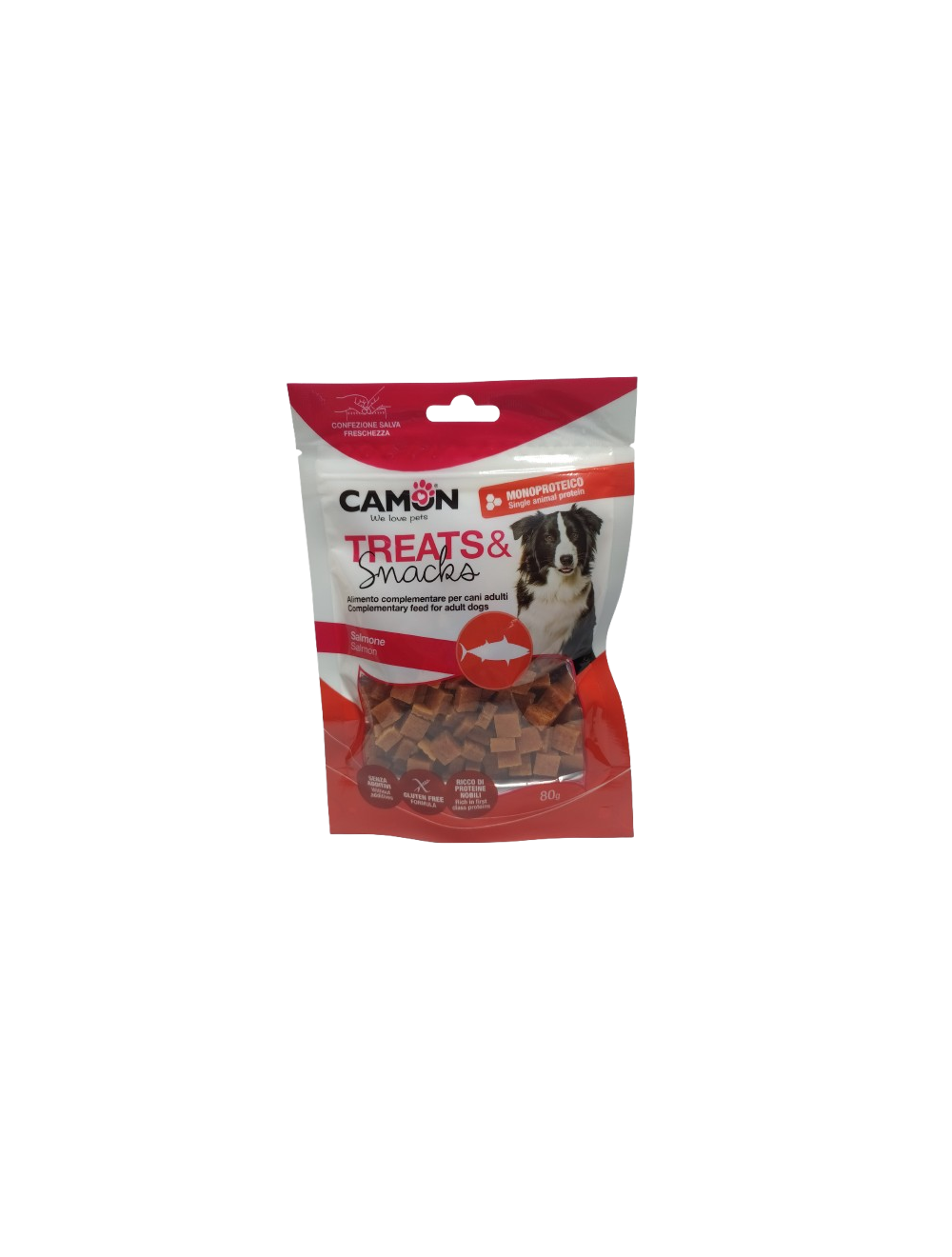 Camon Treats & Snacks Pack Snack au saumon pour chiens