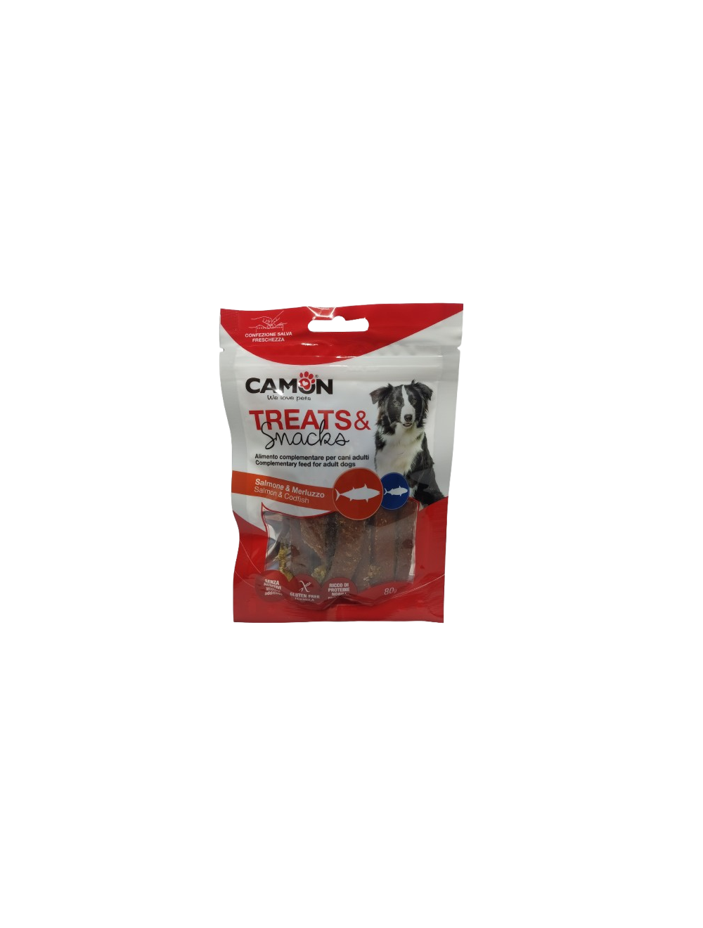 Camon Treats & Snacks Salmon & Cod snack pack pour chien