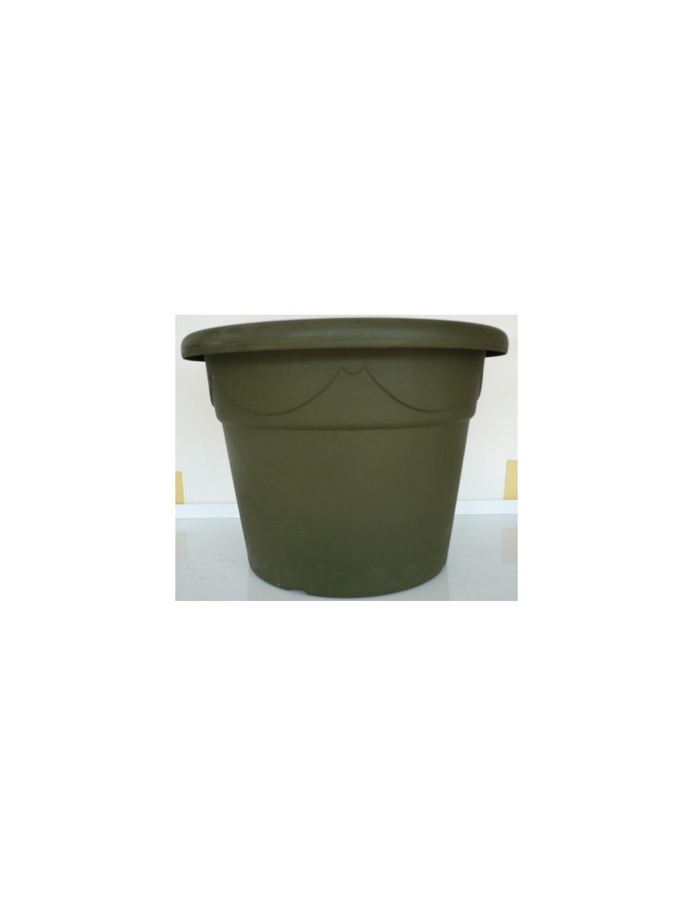 Vase corinthien vert 35 cm